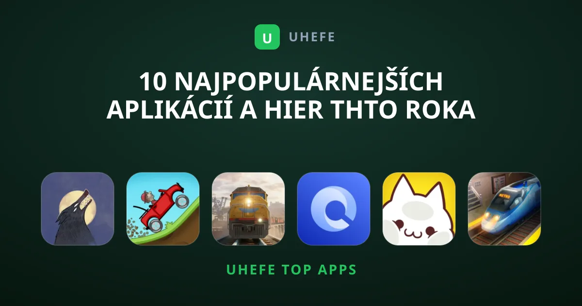 10 Najpopulárnejších Aplikácií a Hier Thto Roka
